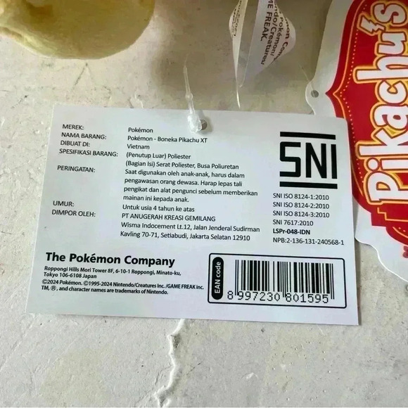 Pikachu Batik Indonesia Journey Plush 8" - Limited Edition Ship From USA - Picture 4 of 10